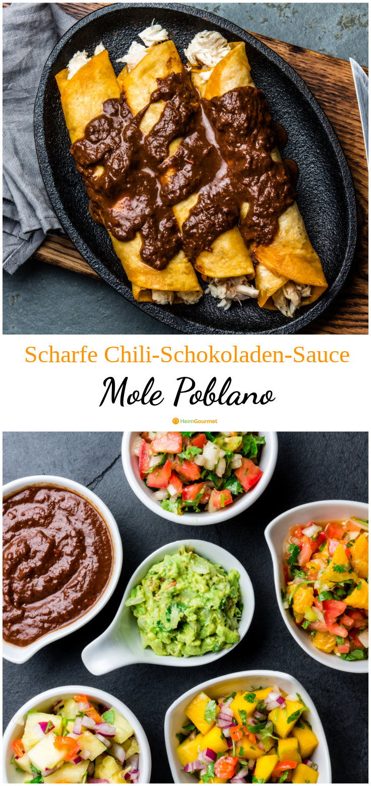 Die Super-Salsa aus Mexiko: Scharfe Chili-Schokoladen-Sauce MOLE POBLANO