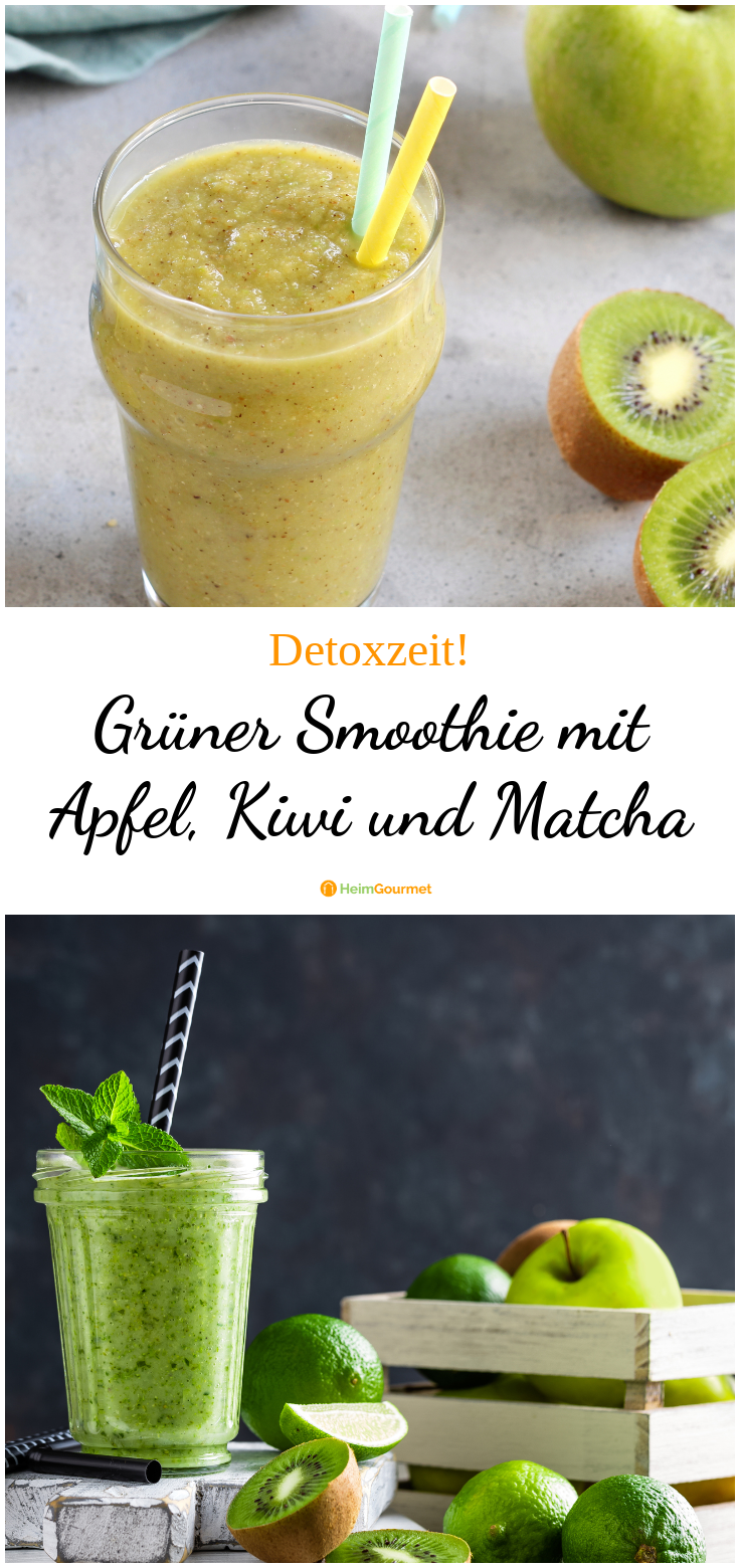 Leckerer Gesundmacher: Grüner Smoothie mit Antioxidantien