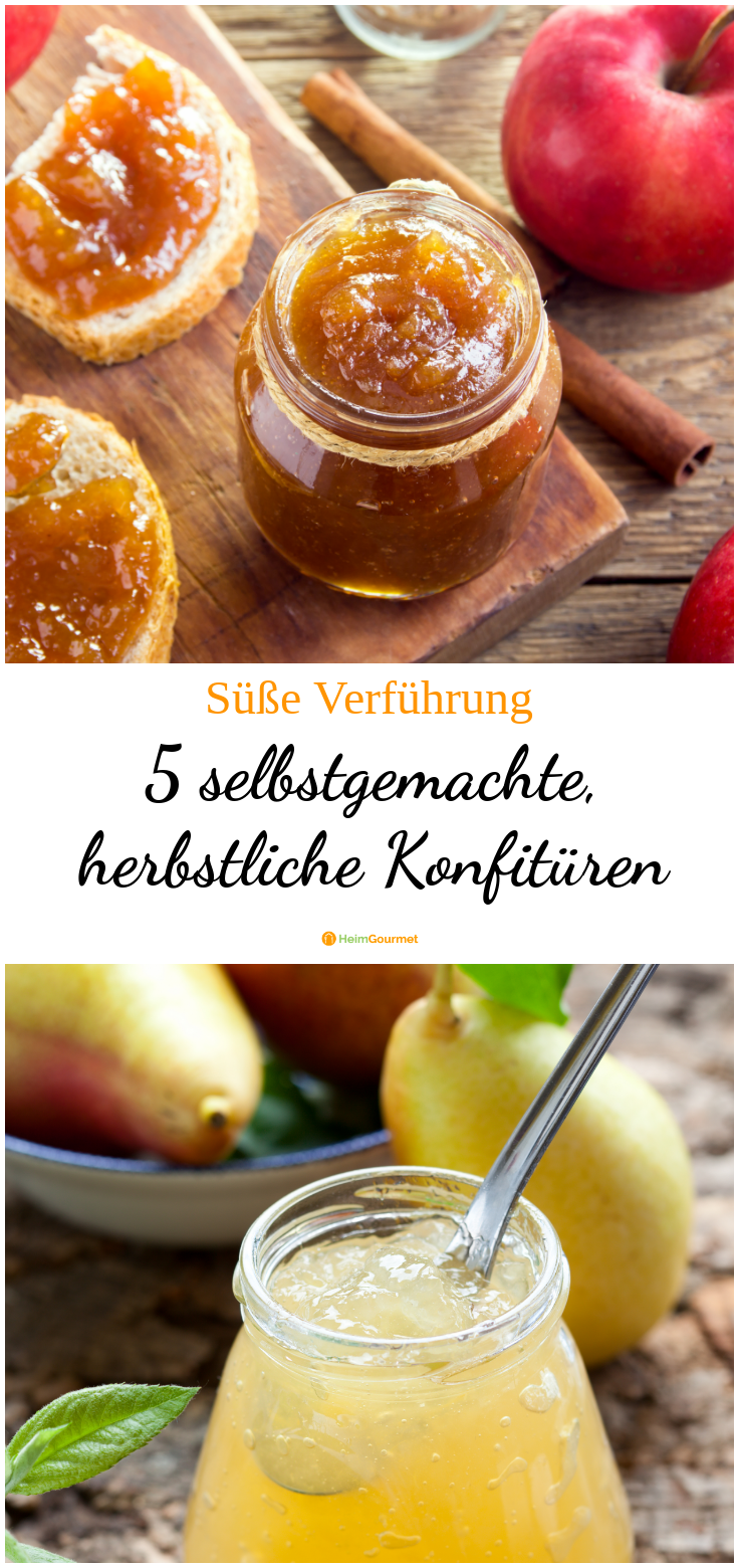 Süße Verführung: 5 selbstgemachte, herbstliche Marmeladen