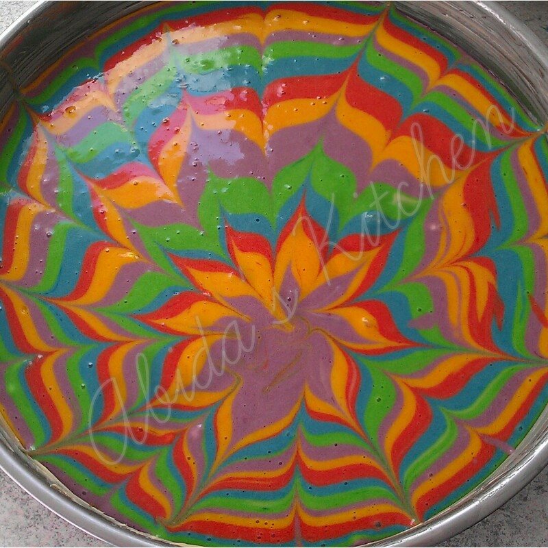 Rezepte für Regenbogenkuchen